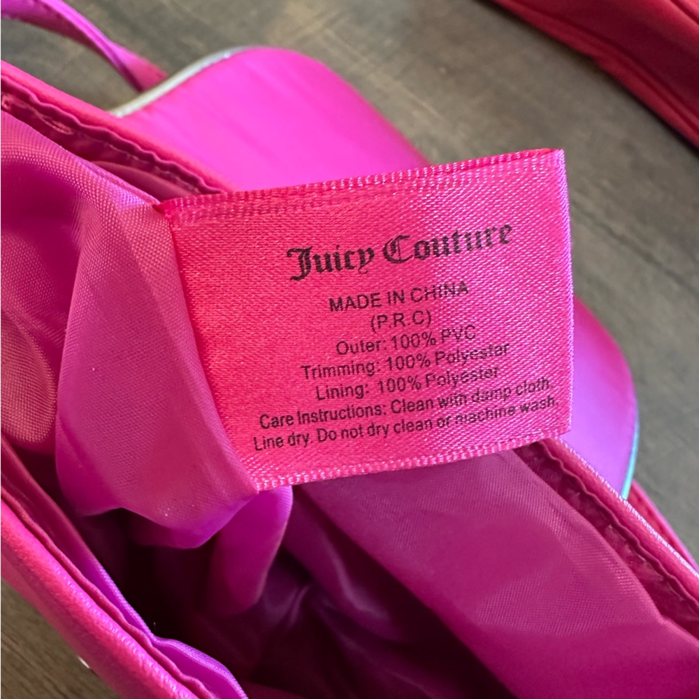 Juicy Couture Y2K Faux Leather Hot pink Crossbody Mini
Bag - Picture 4 of 8
